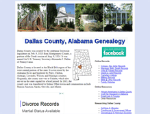 Tablet Screenshot of dallascountygenealogy.com